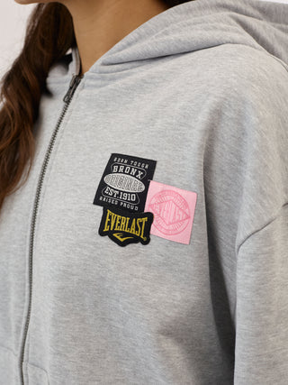 Everlast® Bronx original Hoodie Cardigan Grey
