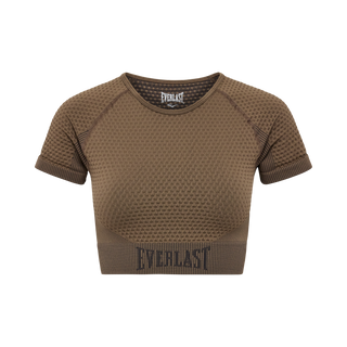 Everlast® EVERLAST Womens Seamless Crop Top Top Sand