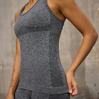 Everlast® EVERLAST Womens Seamless Sports Top Top Grey