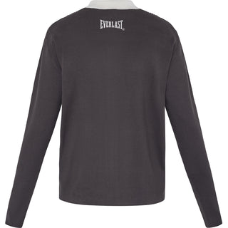 Everlast® Retro Stripe Zip Polo Knit Brown