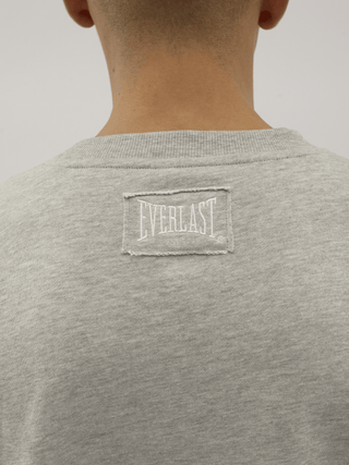 Everlast® EVERLAST LOGO CREW SWEAT Sweatshirt 413 Light Grey melange