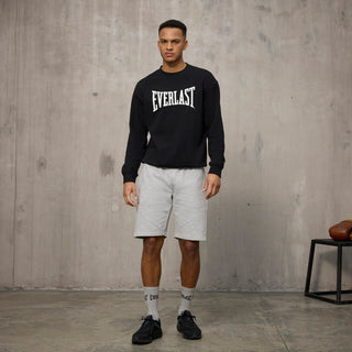 Everlast® EVERLAST Mens Iconic Maximized Logo Crew Sweat Sweatshirt Black
