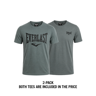 Everlast® Sport EVERLAST Unisex Iconic Maximized Logo Tee 2-PACK T-shirt Goblin Blue 18-4011