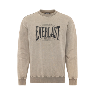 Everlast® EVERLAST WASHED LOGO CREW SWEAT Shirt Sand