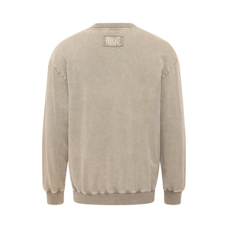 Everlast® EVERLAST WASHED LOGO CREW SWEAT Sweatshirt Sand