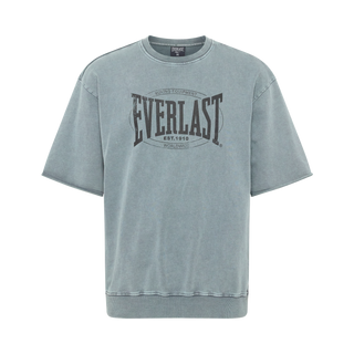 Everlast® EVERLAST WASHED RAW SWEAT TEE T-shirt Smoke Blue 17-4412