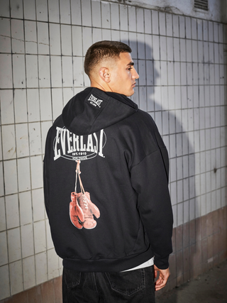 Everlast® FIGHT NIGHT ZIP HOODIE Hoodie 019 Black