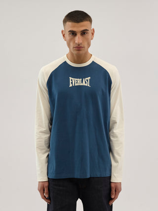 Everlast® Heavy Raglan Tee LS T-shirt White/Black