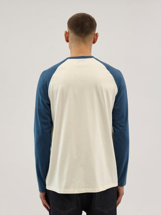 Everlast® Heavy Raglan Tee LS T-shirt White/Blue