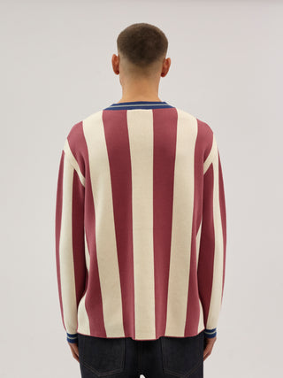 Everlast® Heritage Striped Jersey Knit 19-1533 TCX