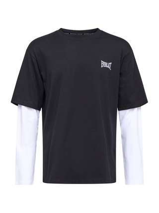 Everlast® LAYERED BACK LOGO CAMO LS T-shirt Black