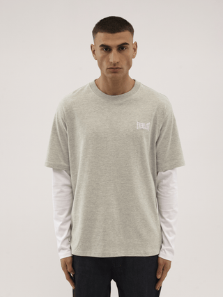 Everlast® LAYERED BACK LOGO LS T-shirt Grey