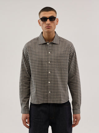 Everlast® Long Sleeve Checked Shirt Shirt Blue