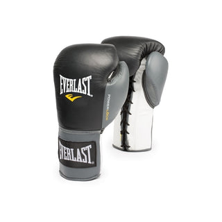 Everlast® Nordic Powerlock Pro Lace Boxingglove Gloves Black/White/Gray